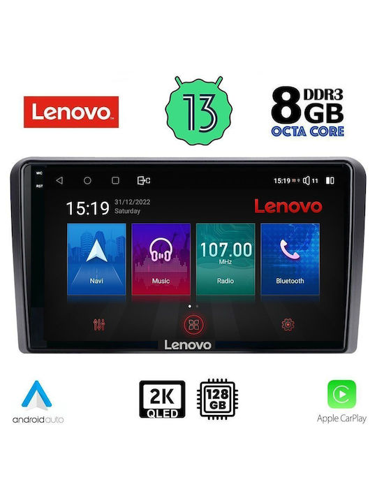 Lenovo Ηχοσύστημα Αυτοκινήτου 2DIN (Bluetooth/USB/WiFi/GPS) με Οθόνη Αφής 9"