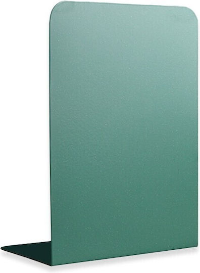 Metallischer Buchenden-Halter in Grün Farbe 13.5x9x21cm 2 Stück