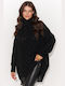 Numinou Long-sleeved Women's Pullover Turtleneck Black