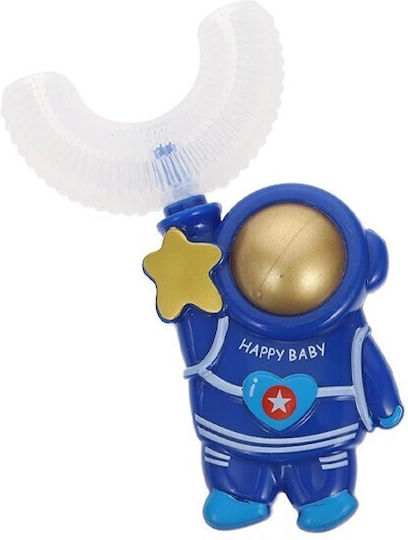 Astronaut Periuță De Dinți Pentru Bebeluși Pentru 2+ Ani Albastră
