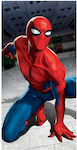 Dimcol Spider-man Kids Beach Towel Red Spiderman 140x70cm