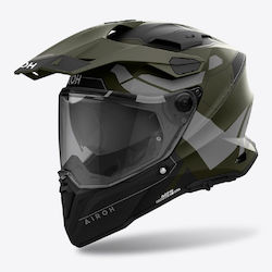 Airoh Commander 2 On-Off with Sun Visor ECE 22.06 Reveal Military Green Matt