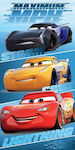 Dimcol Παιδική Πετσέτα Θαλάσσης Disney Cars 140x70εκ.