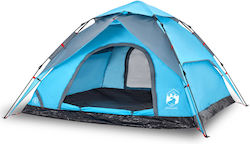 vidaXL Къмпинг сцена Igloo Синя за 5 Хора