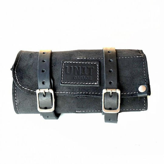 Unit Garage U004 Suede Εργαλειοθήκη Μοτοσυκλέτας σε Μαύρο Χρώμα