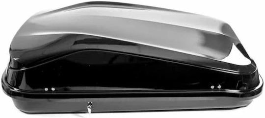 Car Roof Box Junior Easy 132x78x36cm Single-sided Opening Key Lock 320 Liters Glossy Black