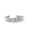 Metallic-Armband Silber 12mm