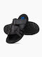 The Shoemart Leder Herrensandalen in Schwarz Farbe