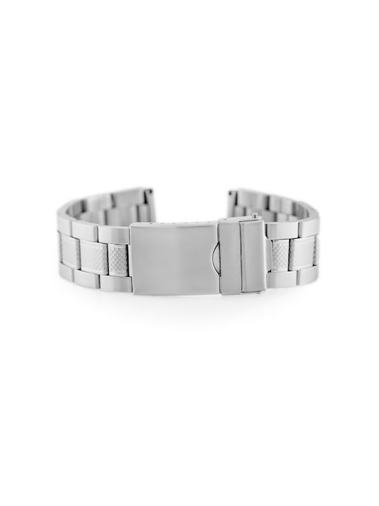 Inny Metallic-Armband Silber 20mm