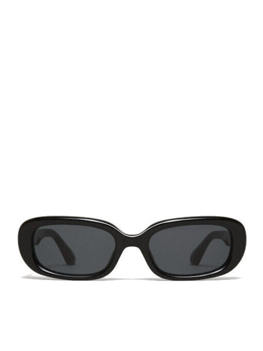 Chimi Women's Sunglasses with Black Plastic Frame and Black Lens