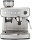 Breville Barista Max VCF126X Automatische Espressomaschine 1250W Druckreiniger 15bar mit Mahlwerk Silber VCF126X