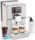 Krups Experience+ Αυτόματη Μηχανή Espresso 1550W Πίεσης 15bar με Μύλο Άλεσης Ασημί EA877A