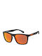 Superdry Unisex Sunglasses with Black Plastic Frame and Orange Mirror Lens SDS 5015 104