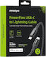 Innostyle Редовна USB-C към Lightning кабел Черен 2м (ICL150ALBLK)