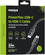 Samsung USB-C to Lightning Cable 60W Μαύρο 2m ICC150ALBLK