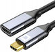 USB 2.0 Kabel USB Typ-C Männlich - USB-C Buchse 100W Grau 1m CO2-0006