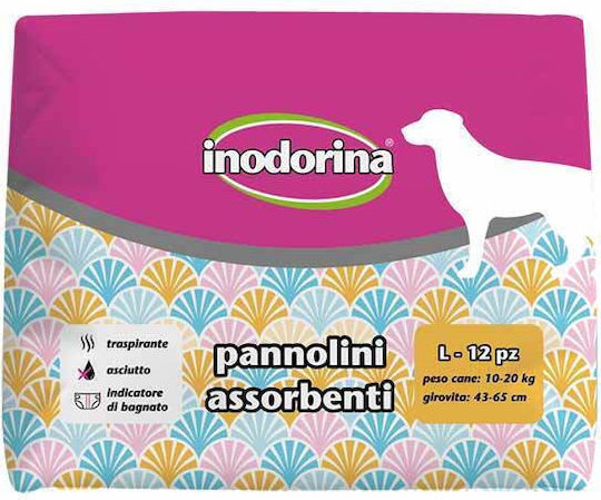Inodorina Pampers pentru câini Mare 43cm 12buc