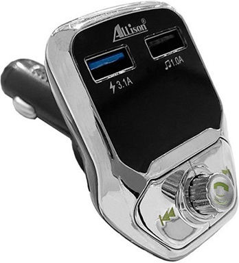 Allison FM Transmitter Αυτοκινήτου με Bluetooth / USB