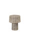 Espiel Tabletop Rattan Lantern Beige 22cm