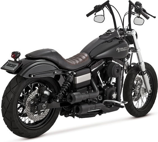 Vance & Hines Motorrad-Auspuffanlage Harley Davidson Dyna '06-'17 Schwarz