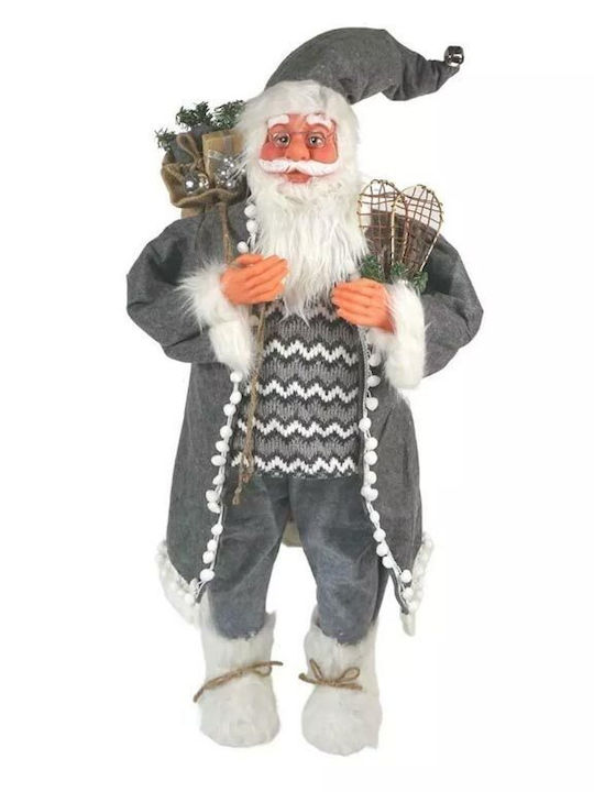Dekorativer Weihnachtsmann Gray aus Stoff