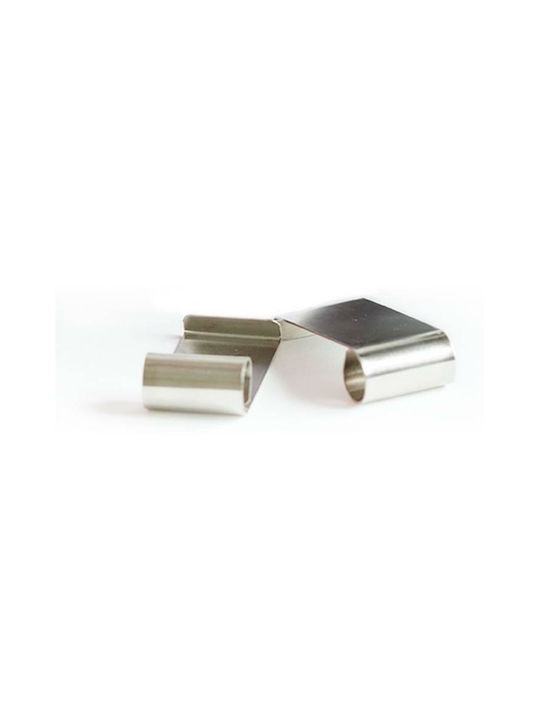 Decora Pastry Tool Chromium Clips Egg Molds Set made of Metal 5x3cm 4pcs