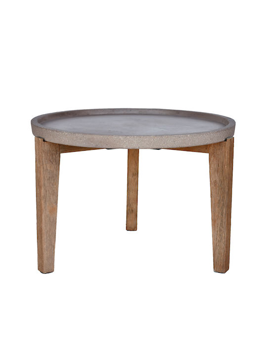 Round Coffee Table Orrin Coffee L73xW73xH48cm