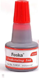 Foska Cerneală lichidă pentru tamponul de cerneală Ștampilă Roșu