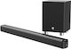 Majority Audio K2 Soundbar 2.1 Bluetooth και HDMI 150W με Τηλεχειριστήριο Μαύρο