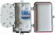 Splice Box Επιτοιχο 4 Ports Ip65 Outd Lcduplexscsimplex 124x205x40