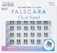 Kiss Falscara Τουφάκια Underlashes Clear Band Μαύρα 24τμχ