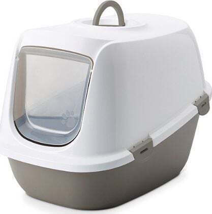 Savic Cat Toilet Closed with Filter Gray L39 x W38 x H56cm