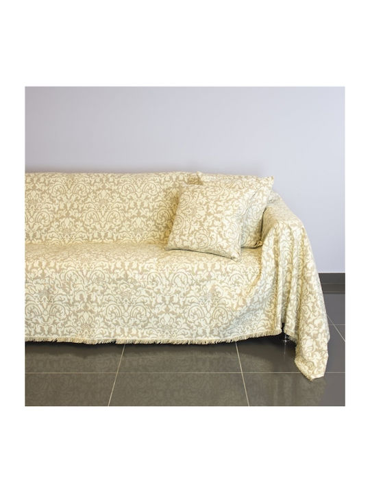 Ready Armchair Throw 250x180cm Beige