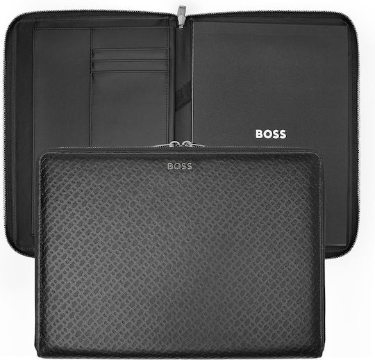 Boss Ντοσιέ Συνεδρίου για Χαρτί A4 Μαύρο Folder