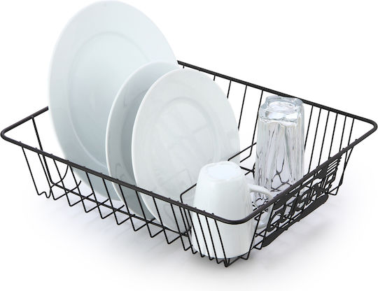 TnS Metallic Black Sink Strainer 40x34x10cm
