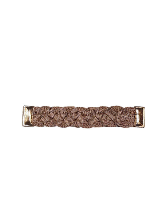 Elastic Women's Belt Brown