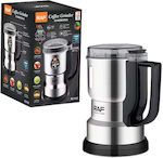 Electric Coffee Grinder 350W for 350gr Beans Silver