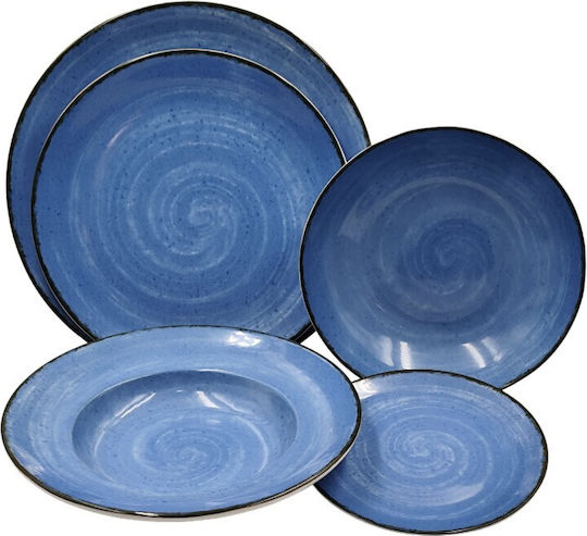 Christinholm Blue Porcelain Dinnerware Set 20pcs