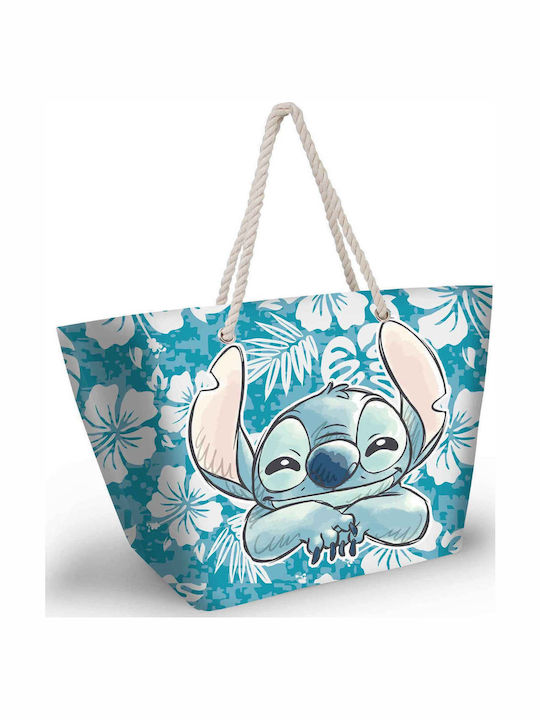 Karactermania Stitch Παιδική Τσάντα Θαλάσσης Μπλε 52x37x17εκ.