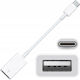 USB-C Male to USB-A Female Converter White 1 Piece