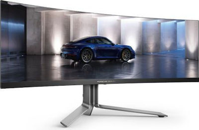 AOC Porsche Design Agon Pro PD49 Ultrawide QD-OLED HDR Curved Monitor 49" 5120x1440 240Hz with Response Time 0.03ms GTG