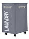 Laundry Basket Fabric 41x35x58cm Gray