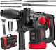 Red Technic Impact Demolition Hammer Electric 2200W with Chuck SDS Plus RTMU0031