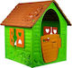 Lean Toys Plastic Kids Playhouse Green 98x90x106cm