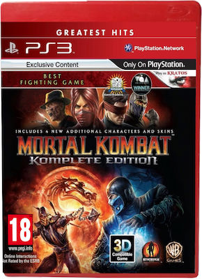 Mortal Kombat Komplete Edition Greatest Hits Edition PS3 Game