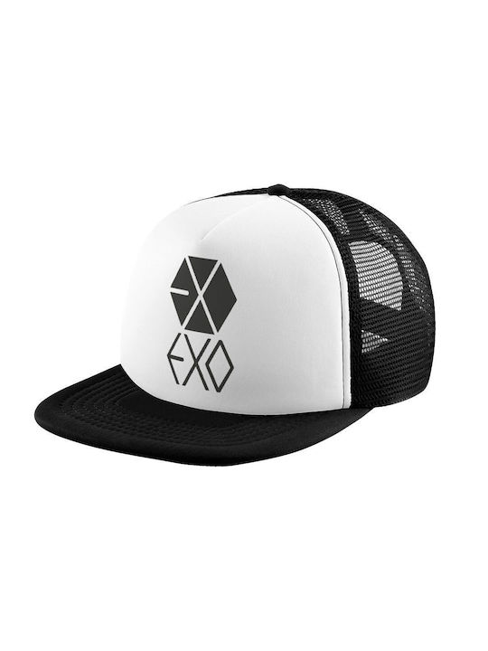 Koupakoupa Kids' Hat Jockey Fabric Exo Band Korea White