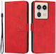 Smile Wallet Roșu (Motorola Edge 50 Ultra 5G)