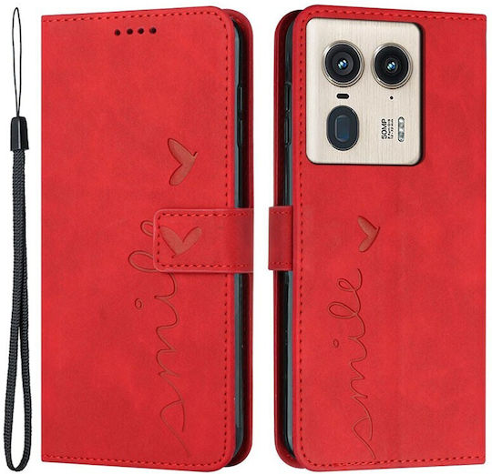 Smile Wallet Roșu (Motorola Edge 50 Ultra 5G)