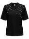 Only Damen T-shirt Black