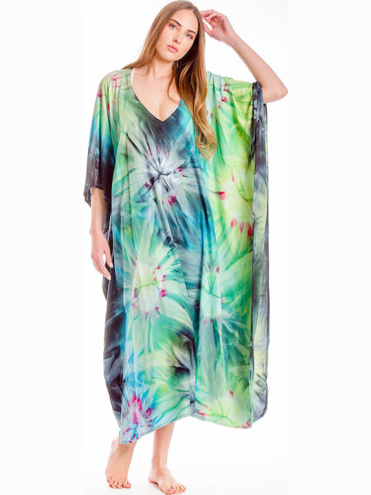 Rima Beachwear Γυναικείο Καφτάνι Παραλίας Πράσινο